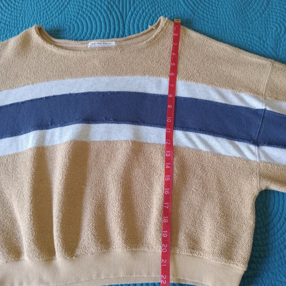 Free People We The Free Palo Alto Cotton Blend Pullover Sweatshirt - Picture 6 of 12